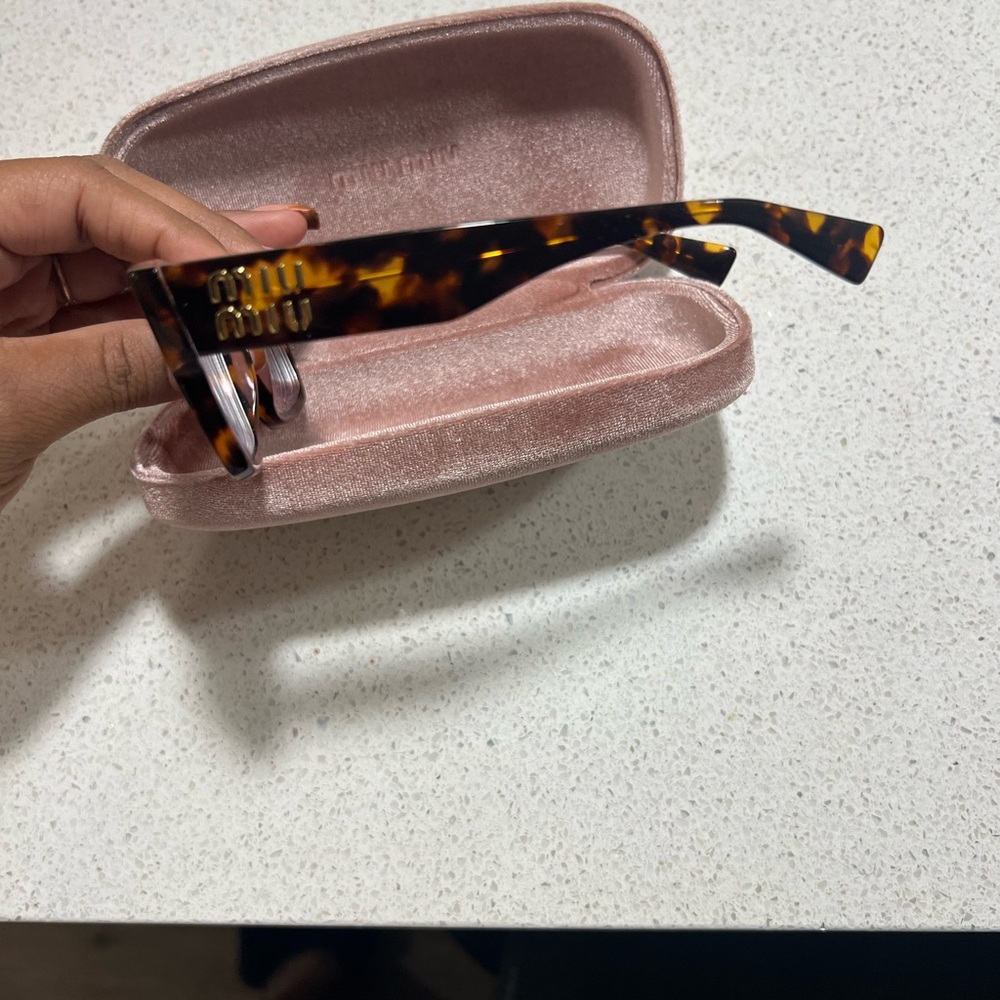 Miu Miu Tortoise Shell Glasses